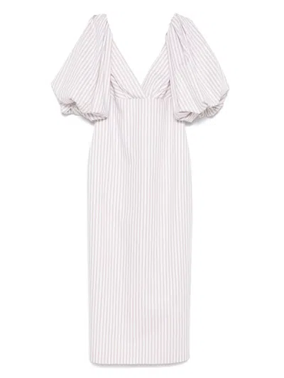 LUISA SPAGNOLI COTTON MIDI DRESS