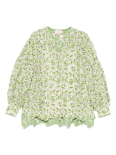 LUISA SPAGNOLI CROCHET BLOUSE