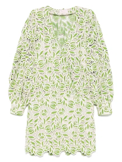 LUISA SPAGNOLI CROCHET MINI DRESS