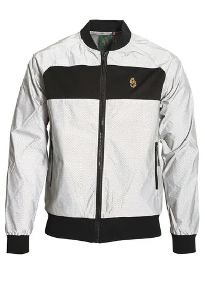 LUKE HERRENJACKE LUKE SPORT ROSSY TECH PERFORIERT REFLEKTIEREND SILBER JACKE