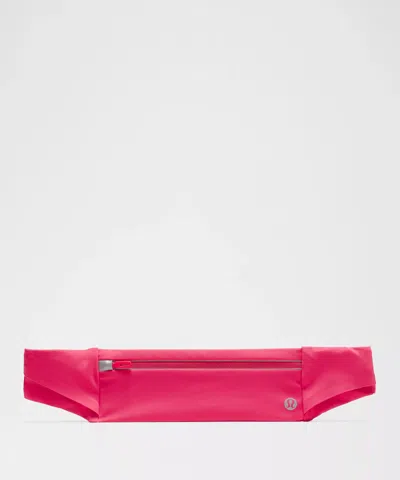 LULULEMON LULULEMON - FAST AND FREE RUNNING BELT - PINK/RASPBERRY COULIS