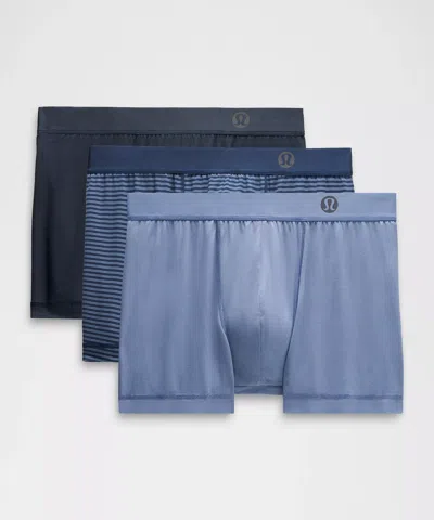 LULULEMON ALWAYS IN MOTION BOXER BRIEFS 3" 3 PACK