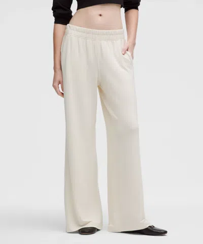 LULULEMON BECALM MID-RISE WIDE-LEG PANT