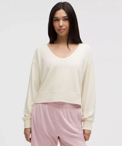 LULULEMON BECALM SCOOP-NECK PULLOVER