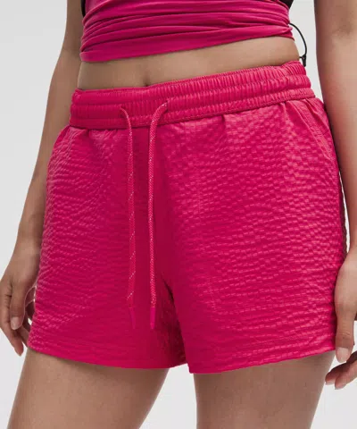LULULEMON GRID-TEXTURE RELAXED HIGH-RISE HIKING SHORT 4"