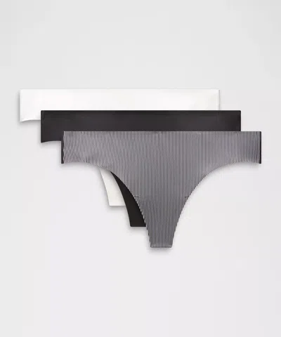 LULULEMON INVISIWEAR MID-RISE THONG UNDERWEAR