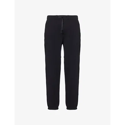 LULULEMON MENS BLACK STEADY STATE RELAXED-FIT COTTON-BLEND JOGGING BOTTOMS