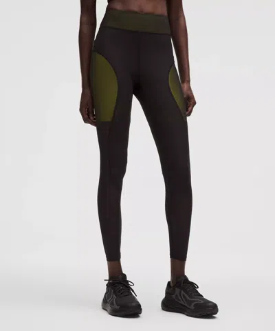 LULULEMON MESH-PANELLED HIGH-RISE TIGHT 28"