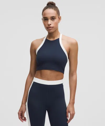 LULULEMON NULU CROPPED HALTER TANK TOP