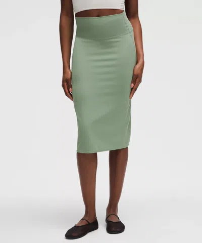 LULULEMON NULU SLIM-FIT HIGH-RISE MIDI SKIRT