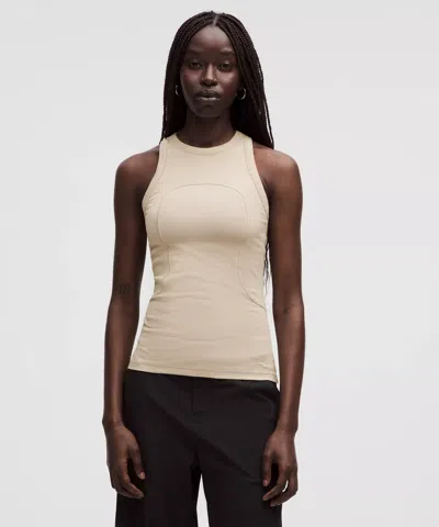 LULULEMON RIBBED STRETCH-COTTON TANK TOP SLNSH COLLECTION