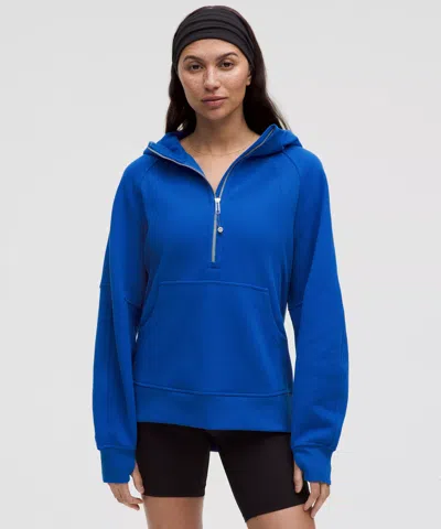 LULULEMON SCUBA OVERSIZED HALF-ZIP LONG HOODIE