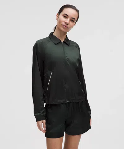 LULULEMON STRETCH SATIN NYLON JACKET