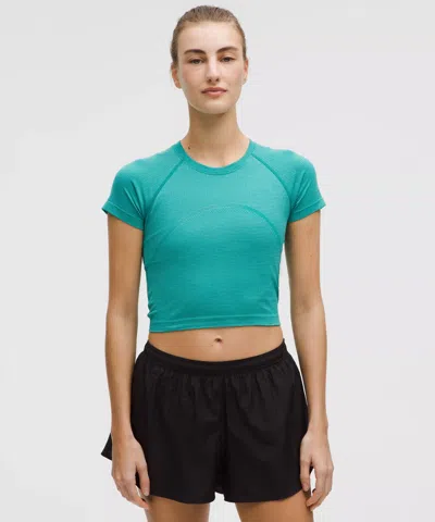 LULULEMON SWIFTLY TECH CROPPED SHORT-SLEEVE SHIRT 2.0