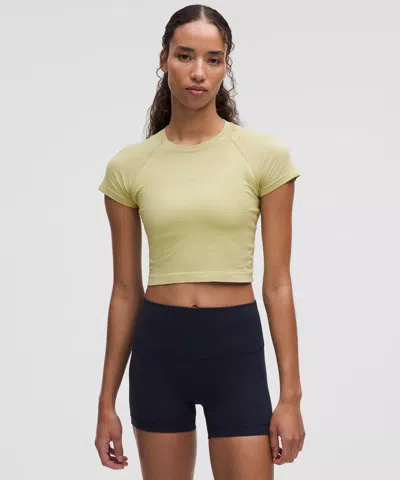 LULULEMON SWIFTLY TECH CROPPED SHORT-SLEEVE SHIRT 2.0