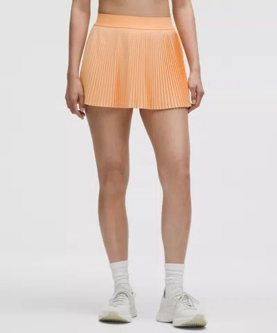 LULULEMON VARSITY HIGH-RISE PLEATED TENNIS SKIRT
