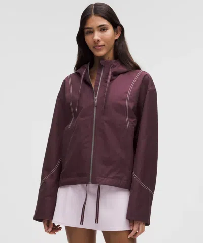 LULULEMON WATER-RESISTANT CROPPED HOODED JACKET
