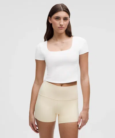 LULULEMON WUNDER UNDER SMOOTHCOVER SQUARE-NECK T-SHIRT