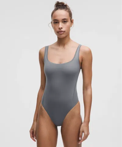 LULULEMON WUNDERMOST ULTRA-SOFT NULU SQUARE-NECK SLEEVELESS BODYSUIT