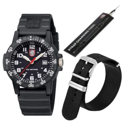 LUMINOX LUMINOX 0321 SEA TURTLE GIANT MEN'S BLACK DIAL WATCH SET