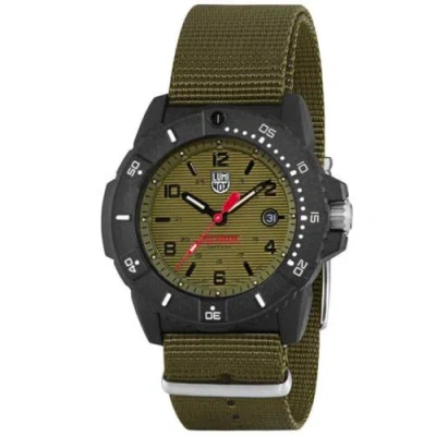LUMINOX LUMINOX 3617.SET MEN'S NAVY SEAL 3600 SERIES GREEN DIAL STRAP WATCH