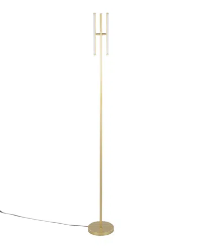 LUMISOURCE 65" METAL ICICLE SWIVEL FLOOR LAMP