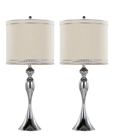 LUMISOURCE ASHLAND 27" METAL TABLE LAMP, SET OF 2