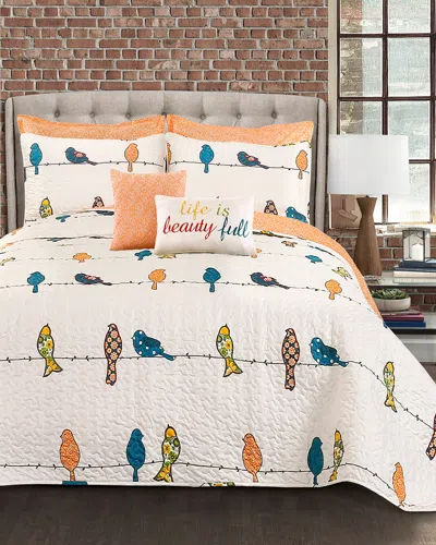 LUSH DECOR LUSH DECOR ROWLEY BIRDS QUILT SET