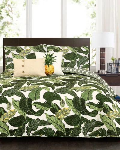 LUSH DECOR LUSH DECOR TROPICAL PARADISE QUILT SET