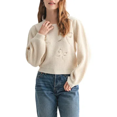 LUSH LUSH LACE BOWS SWEATER