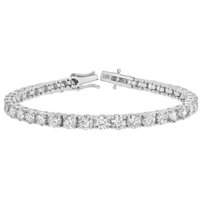 LUVMYJEWELRY 15LUV 10K GOLD LAB GROWN DIAMOND TENNIS BRACELETS - 18.9 CARATS