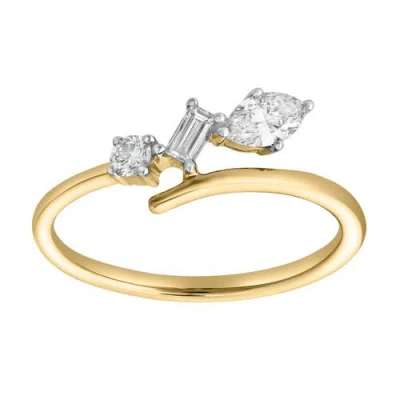LUVMYJEWELRY LUVMYJEWELRY LARYS 14K GOLD LAB GROWN DIAMOND RING