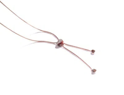 LUVMYJEWELRY LUV ME LACE AGATE GEMSTONE ROSE GOLD PLATED SILVER ADJUSTABLE HEART WOMEN NECKLACE