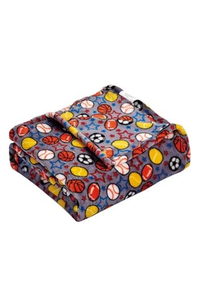 LUXURY HOME LUXURY HOME LET'S PLAY BALL PLUSH THROW BLANKET