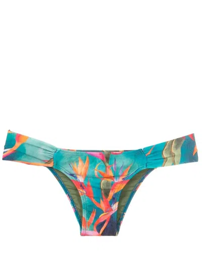 LYGIA & NANNY RITZ GATHERED-DETAIL BIKINI BOTTOMS