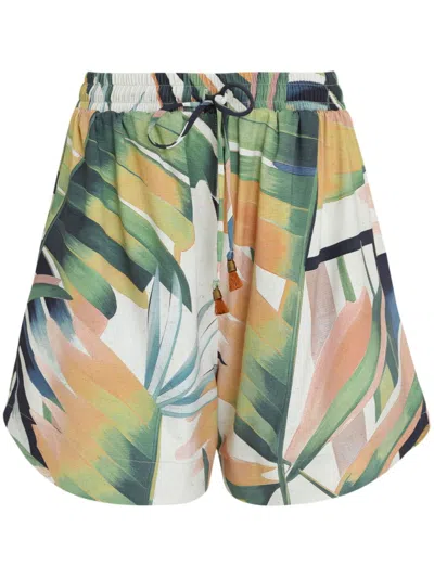 LYGIA & NANNY FLORAL-PRINT SHORTS