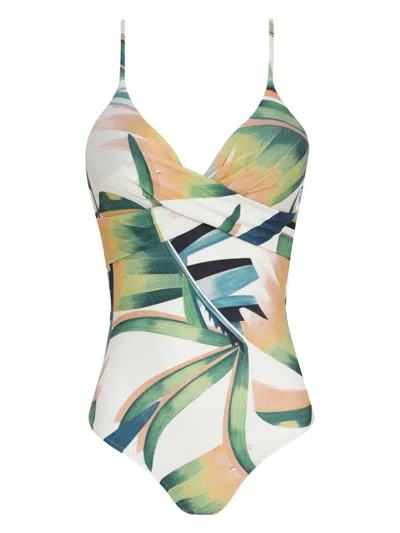 LYGIA & NANNY GRAPHIC-PRINT SWIMSUIT