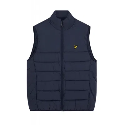 LYLE-AND-SCOTT-1874 JACKETS AND JACKETS MAN LYLE AND SCOTT 1874 JK1231V BUFFALO VEST Z271 DARK NAVY
