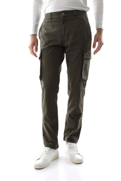 LYLE-AND-SCOTT-1874 MEN'S TROUSERS LYLE AND SCOTT 1874 TR0004IT CARGO PANT MIL MILITARY