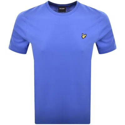 LYLE & SCOTT LYLE AND SCOTT CREW NECK T SHIRT BLUE