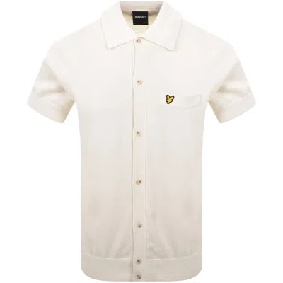 LYLE & SCOTT LYLE AND SCOTT HEMP KNITTED SHIRT CREAM