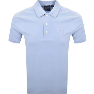 LYLE & SCOTT LYLE AND SCOTT SUPERFINE POLO T SHIRT BLUE