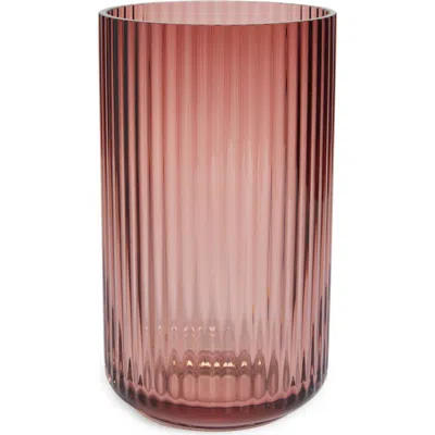 LYNGBY PORCELAEN LYNGBY PORCELAEN 10-INCH FLUTED VASE