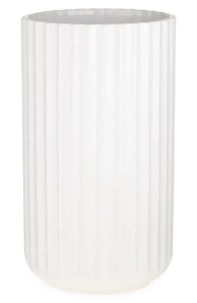 LYNGBY PORCELAEN LYNGBY PORCELAEN 6-INCH FLUTED VASE