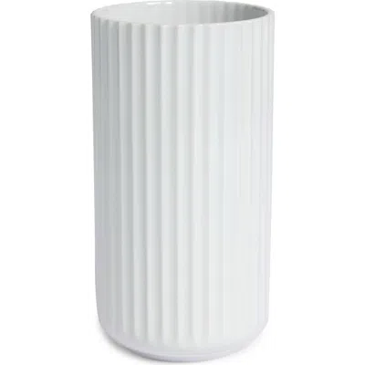 LYNGBY PORCELAEN LYNGBY PORCELAEN 8-INCH FLUTED VASE