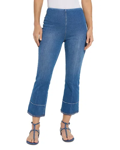 LYSSÉ DARA HIGH RISE SEAMED HEM CROP JEANS