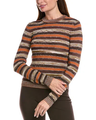 M MISSONI TEXTURED LUREX TOP