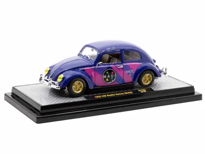 M2 1952 VOLKSWAGEN BEETLE DELUXE MODEL "MAUI & SONS" PURPLE METALLIC WITH GRAPHICS LIMITED EDITION TO 6
