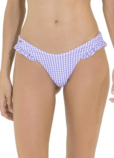 MAAJI SEERSUCKER VOYAGE BIKINI BOTTOM IN PURPLE