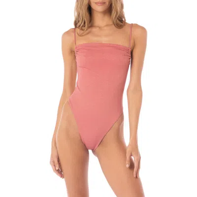 MAAJI MAAJI WATERMELON BRITTANY TIE BACK REVERSIBLE ONE-PIECE SWIMSUIT